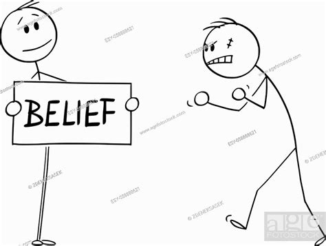 Vector cartoon stick figure drawing conceptual illustration of ...