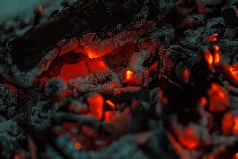 HD wallpaper: burned firewood, burning wood, burning coal, heat, charcoal, glowing | Wallpaper Flare