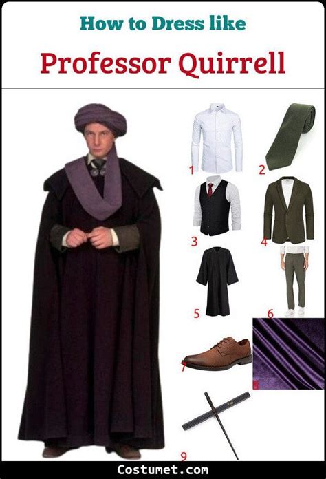 Professor Quirrell (Harry Potter and the Sorcerer's Stone) Costume for ...