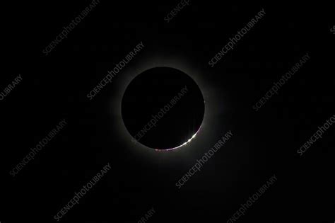 Total solar eclipse, diamond ring - Stock Image - C019/9363 - Science ...