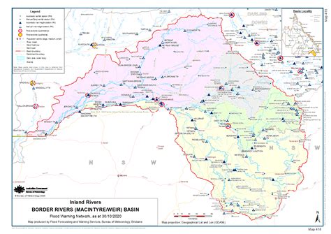 BoM - QLD River Map Index