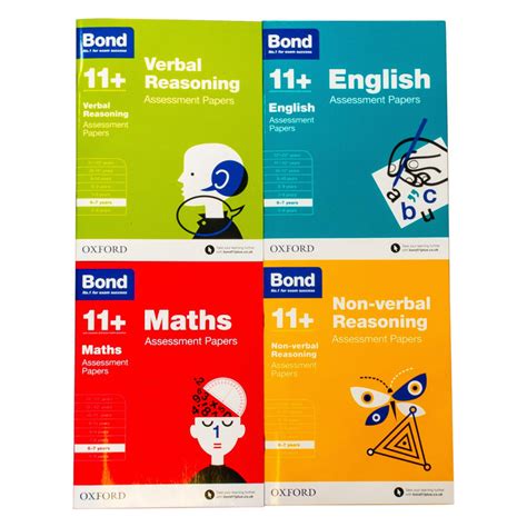 Bond 11+ Assessment Papers - 4 Booklets - Books2Door