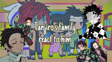 Demon slayer tanjiro’s family reacts (READ DESC) - YouTube