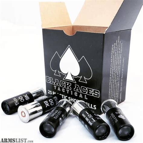 ARMSLIST - For Sale: Black Aces Tactical 12 Ga. - 00 buckshot- 2.75 ...