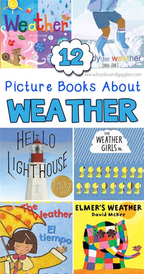 12 Weather Books for Preschool and Kindergarten