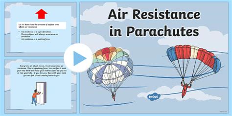 Air Resistance and Parachutes Experiment Task Setter