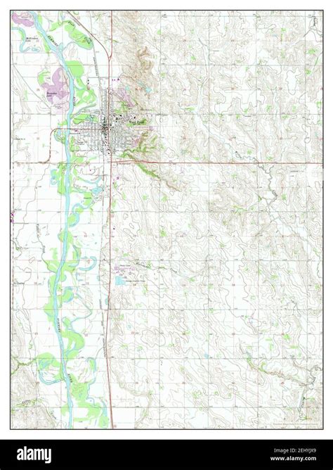 Map of west point nebraska Cut Out Stock Images & Pictures - Alamy