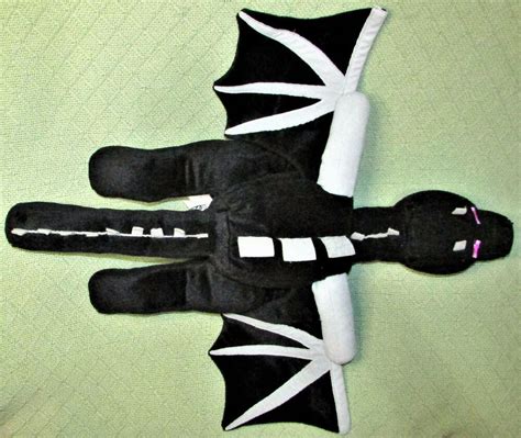 MINECRAFT ENDER DRAGON STUFFED Animal 24" MOJANG Black Jinx Spin Master ...