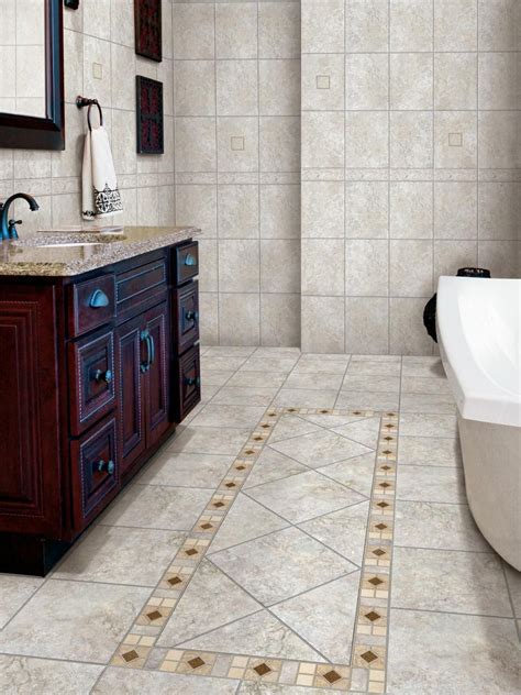 Porcelain Tile Bathroom Floors | Bathroom tile designs, Ceramic tile floor bathroom, Best ...