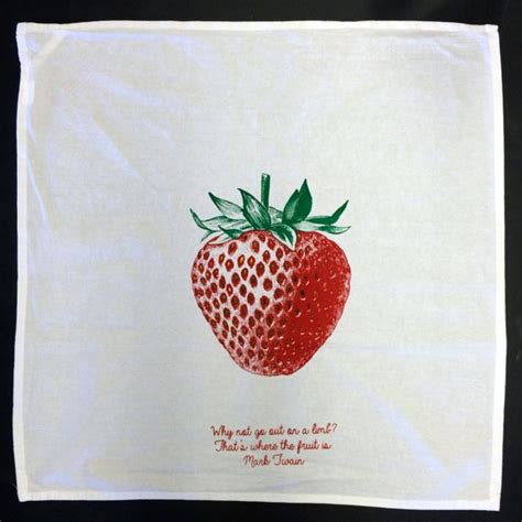 Strawberry Quote - Twin Fruit