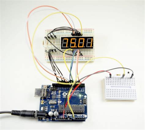 How to Set up 7-Segment Displays on the Arduino - Circuit Basics