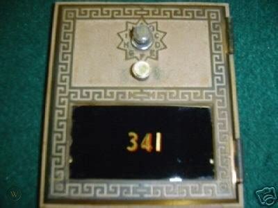 Post Office Box Door With Combination Lock | #28053361