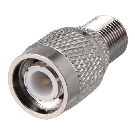 TNC Male to F Female Brass Connector RF Coaxial Coax Adapter 1pcs - Walmart.com