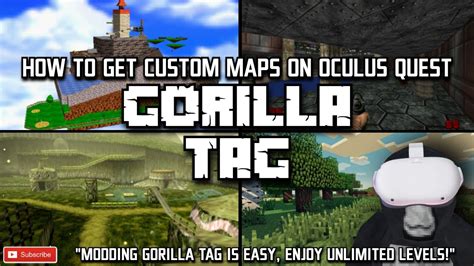 GORILLA TAG CUSTOM MAPS // How to get MODS on Gorilla Tag Oculus Quest ...