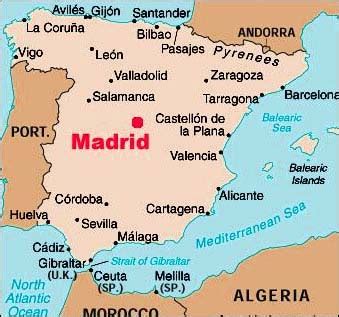 Madrid Map, Maps of Madrid Spain