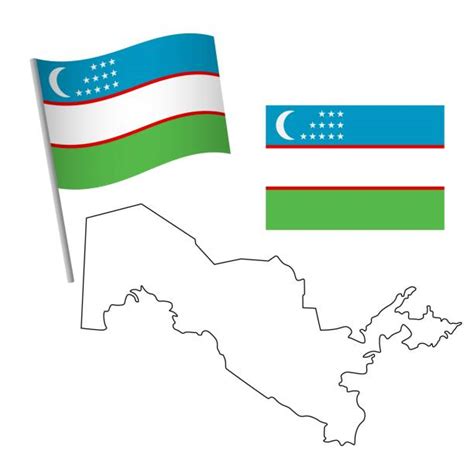 230+ Uzbekistan Flag Map Stock Photos, Pictures & Royalty-Free Images - iStock