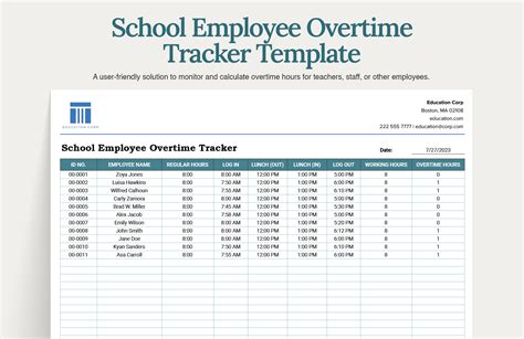 Excel Overtime Template