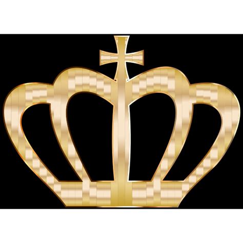 Gold Crown Silhouette | Free SVG