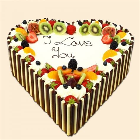 Heart Shaped Fruit Cake- MyFlowerTree