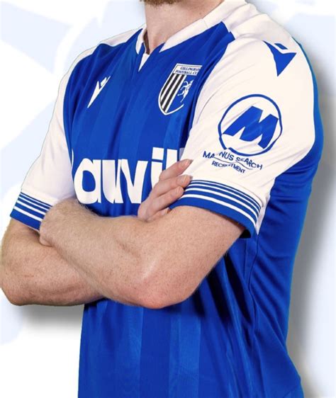 New Gillingham FC Kit 2024-2025 | Macron Home Shirt 24-25 | Football ...