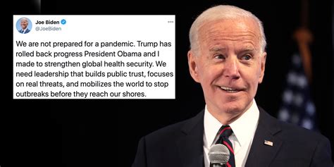 Joe Biden's Old Warning Tweet About a Pandemic Resurfaces