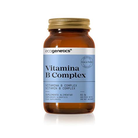 Vitamina B Complex 60 cápsulas - Ecogenetics - Lifenatura