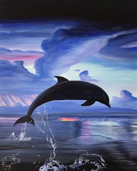 Dolphin Painting | Dolphin painting, Painting, Art painting