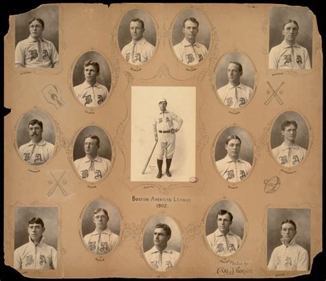 Boston Americans Baseball Team, (Red Sox starting in 1908), 1902, see ...