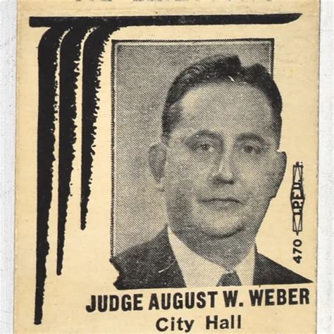 1930S MUNICIPAL JUDGE August W Weber City Hall Columbus Franklin County Ohio £31.42 - PicClick UK