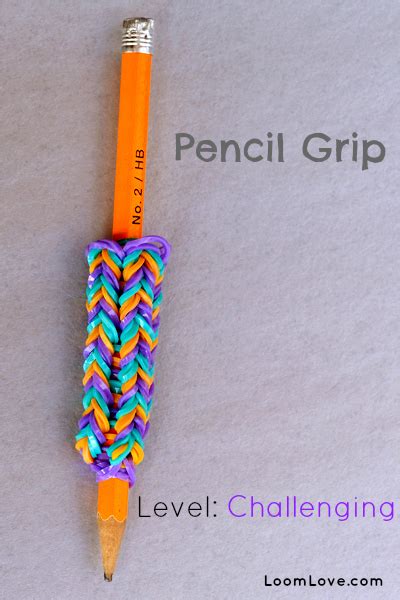 How to Make a Pencil Grip with Your Rainbow Loom