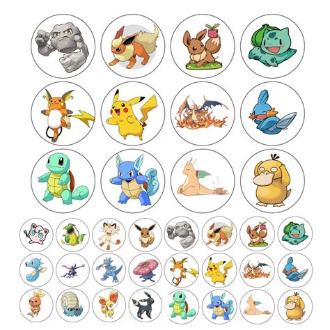 Custom Shape Adhesive Cartoon Pokemon Label Sticker For Children Die ...