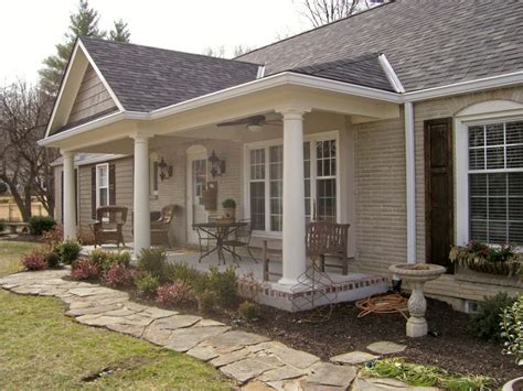 Adding Front Porch Ranch House Home Design Ideas Building Plans in ...