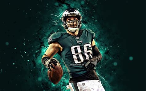 Download wallpapers Zach Ertz, 4k, tight end, Philadelphia Eagles ...