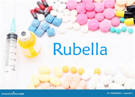 Drugs for Rubella Virus Treatment Stock Image - Image of antibiotic ...