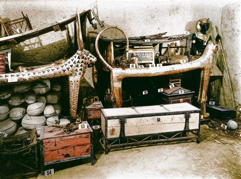 The Discovery of Tutankhamun in Rare Color Pictures, 1922 - Rare Historical Photos | Tutankhamun ...