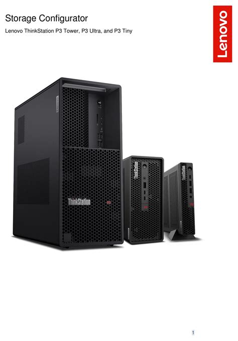 LENOVO THINKSTATION P3 TOWER MANUAL Pdf Download | ManualsLib