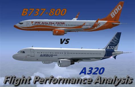 Flight Performance Analysis: A320 or B737-800 – simFlight