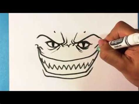 Creepy Grin Drawing