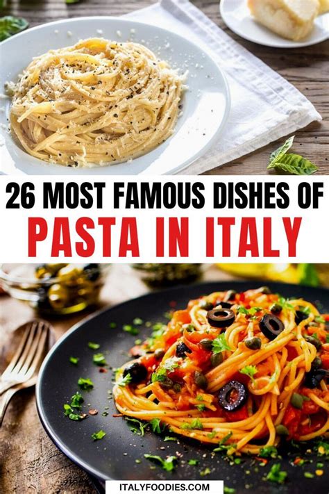 26 Most Famous Pasta Dishes in Italy from Every Region