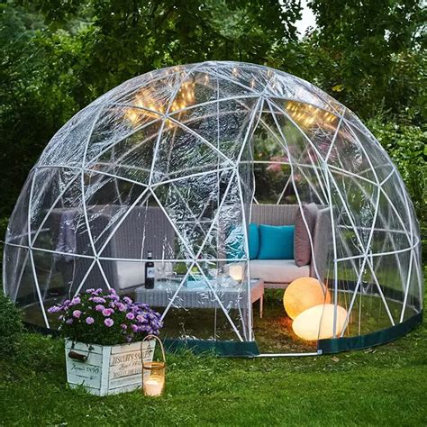 Buy Bubble Tent Outdoor Garden Dome Igloo 12 FT, Weather Proof Pod ...