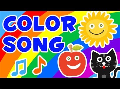 Color Song - Nursery Rhymes For Kids (Red, Yellow, Pink, Green) | Captain English Songs - YouTube