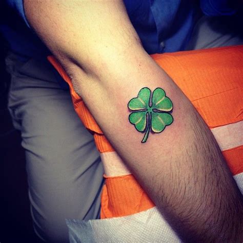 45 Cute Four Leaf Clover Tattoo Ideas and Designs - Lucky Grass | Four ...