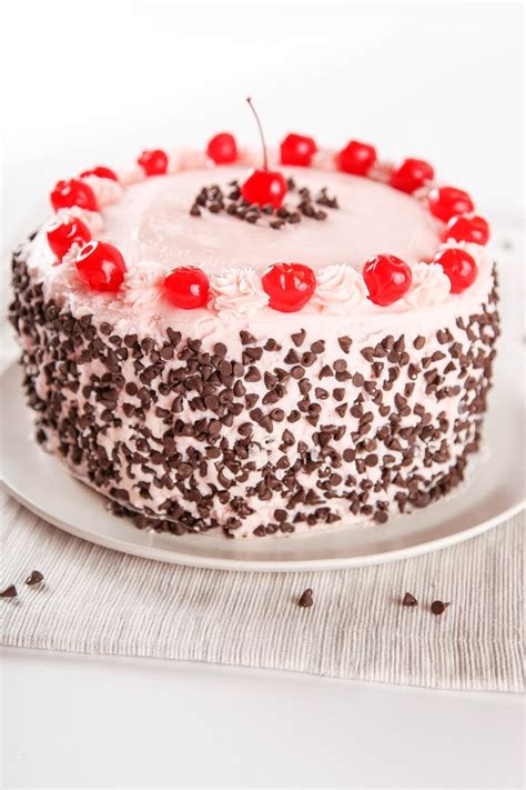 Cherry Chocolate Chip Cake - Baking Beauty