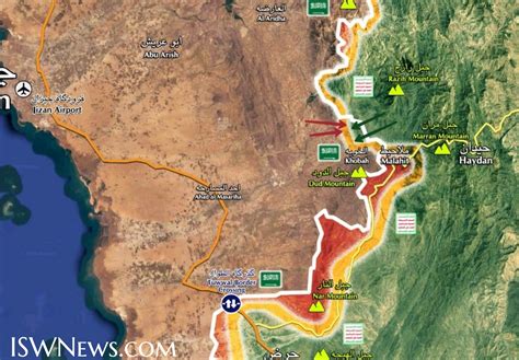 Map: Ansar Allah advanced inside Saudi Arabia - Islamic World News