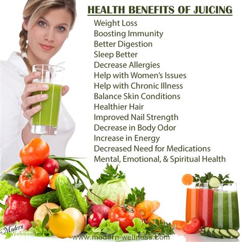 Benefits For Healthy Juice - health benefits