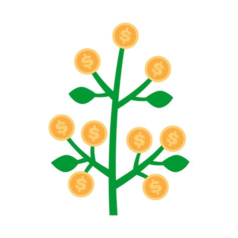 Money tree illustration vector design 15937821 Vector Art at Vecteezy