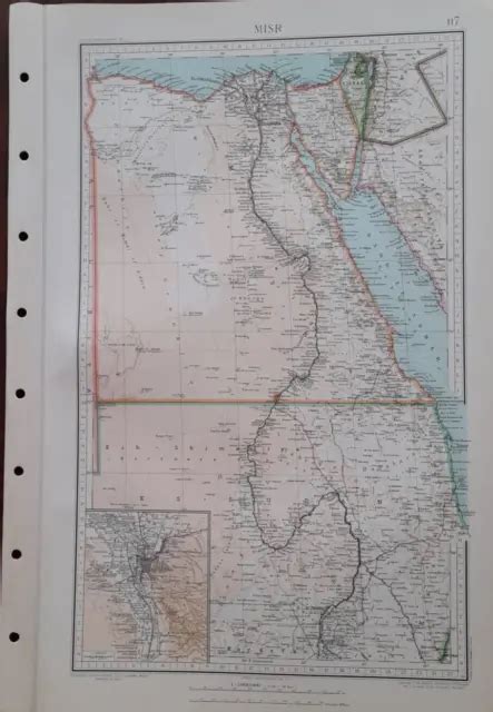 1955 EGYPT MISR Map with Card £12.84 - PicClick UK