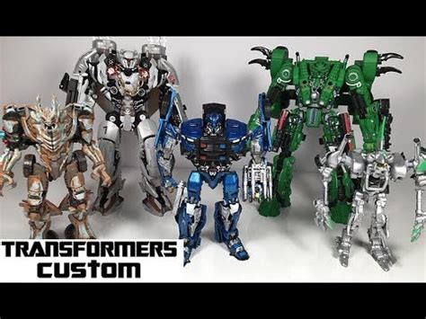 Transformers Custom: The Last Knight Decepticons Comparison (Nitro ...