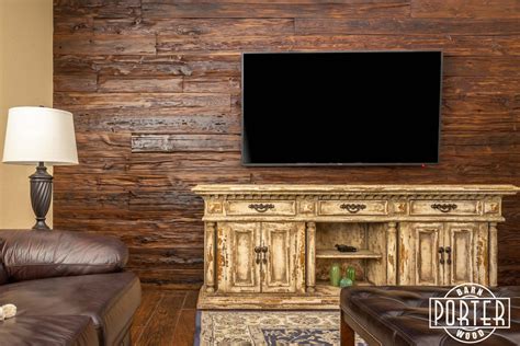 Reclaimed Mushroom Wood Wall | Porter Barn Wood