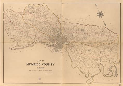 1901 Map of Henrico County, Virginia : Maps